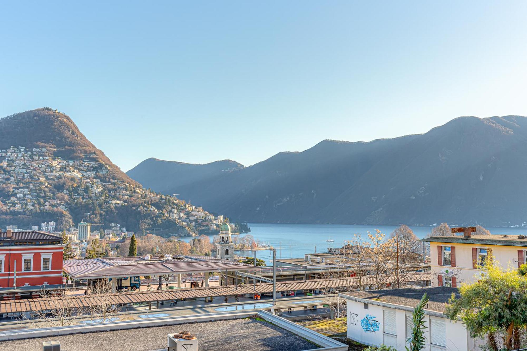 Imperial Of Lugano 3 With A Lake View Behind The Station And 10 Min From The Lake Of Лугано Экстерьер фото